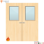 Load image into Gallery viewer, Ash Veneer 2G Glazed Pair FD30 Internal Fire Door