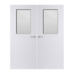 Load image into Gallery viewer, Internal Plywood Paint Grade Premium 2G Glazed Pair FD60 Fire Door