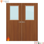 Load image into Gallery viewer, Sapele Veneer 2G Glazed Pair FD60 Internal Fire Door