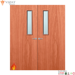 Load image into Gallery viewer, Cherry Veneer 3G Glazed Pair FD60 Internal Fire Door