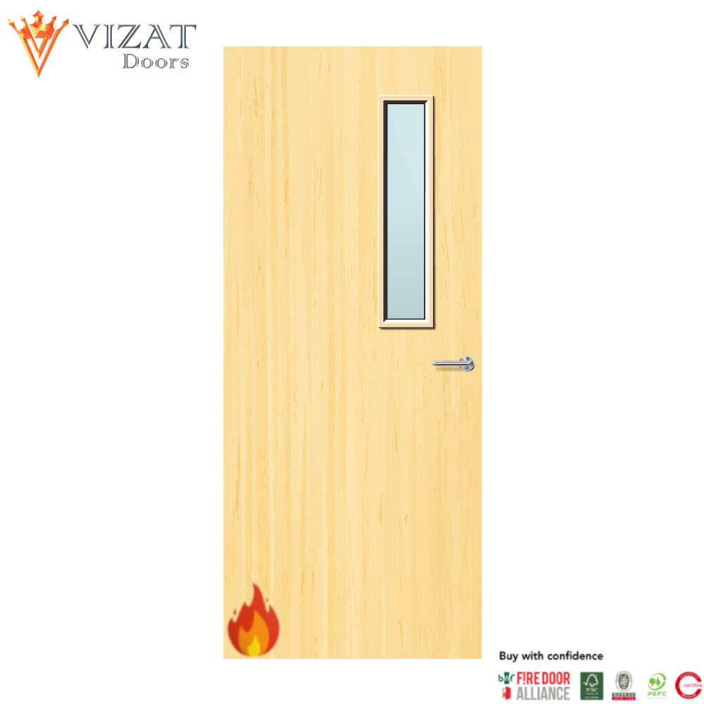 Koto Veneer 3G Glazed FD60 Internal Fire Door