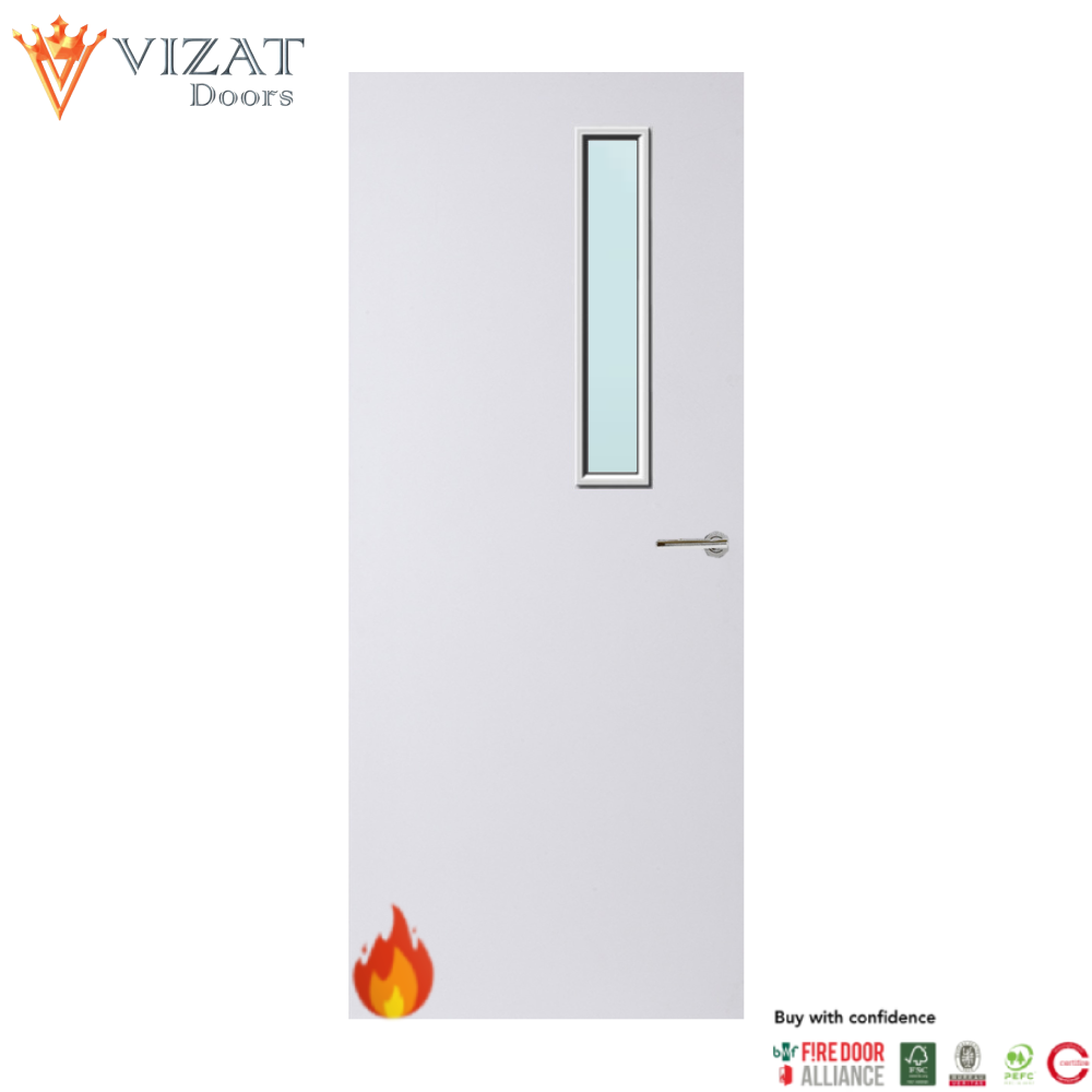 Internal Plywood Paint Grade Premium 3G Glazed FD30 Fire Door