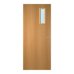Load image into Gallery viewer, Beech Veneer 4G Glazed FD30 Internal Fire Door