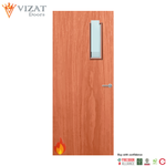 Load image into Gallery viewer, Cherry Veneer 4G Glazed FD30 Internal Fire Door