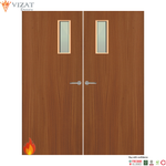 Load image into Gallery viewer, Sapele Veneer 4G Glazed Pair FD60 Internal Fire Door