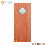 Load image into Gallery viewer, Cherry Veneer 6G Glazed FD60 Internal Fire Door