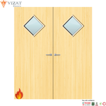 Load image into Gallery viewer, Koto Veneer 6G Glazed Pair FD60 Internal Fire Door
