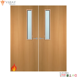 Load image into Gallery viewer, Beech Veneer 7G Glazed Pair FD60 Internal Fire Door