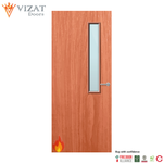 Load image into Gallery viewer, Cherry Veneer 7G Glazed FD30 Internal Fire Door