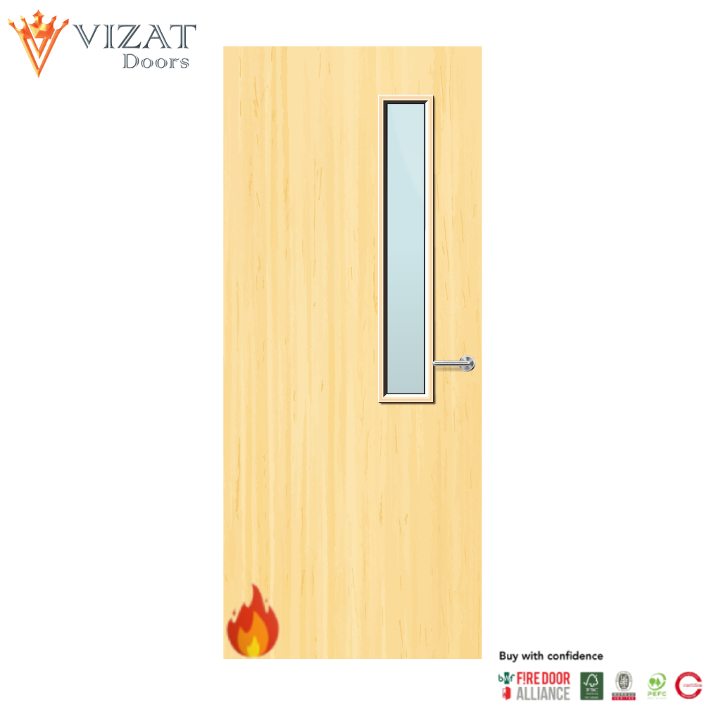 Koto Veneer 7G Glazed FD30 Internal Fire Door
