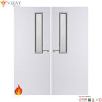 Load image into Gallery viewer, Internal Plywood Paint Grade Premium 7G Glazed Pair FD30 Fire Door