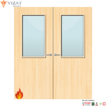 Load image into Gallery viewer, Ash Veneer 8G Glazed Pair FD30 Internal Fire Door
