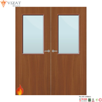 Load image into Gallery viewer, Sapele Veneer 8G Glazed Pair FD60 Internal Fire Door