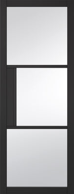 Load image into Gallery viewer, Black Tribeca Glazed 3L Door