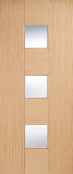 Load image into Gallery viewer, Oak Catalonia Glazed 3L Door