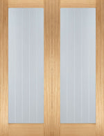 Load image into Gallery viewer, Oak Mexicano Glazed Pair Door