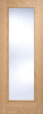 Load image into Gallery viewer, Oak Vancouver Glazed Pattern 10 Door