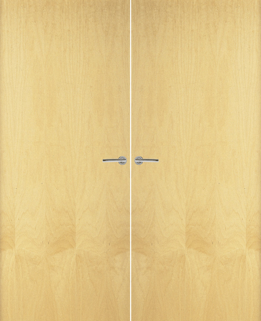 Ash Veneer Non Glazed Pair FD30 Internal Fire Door