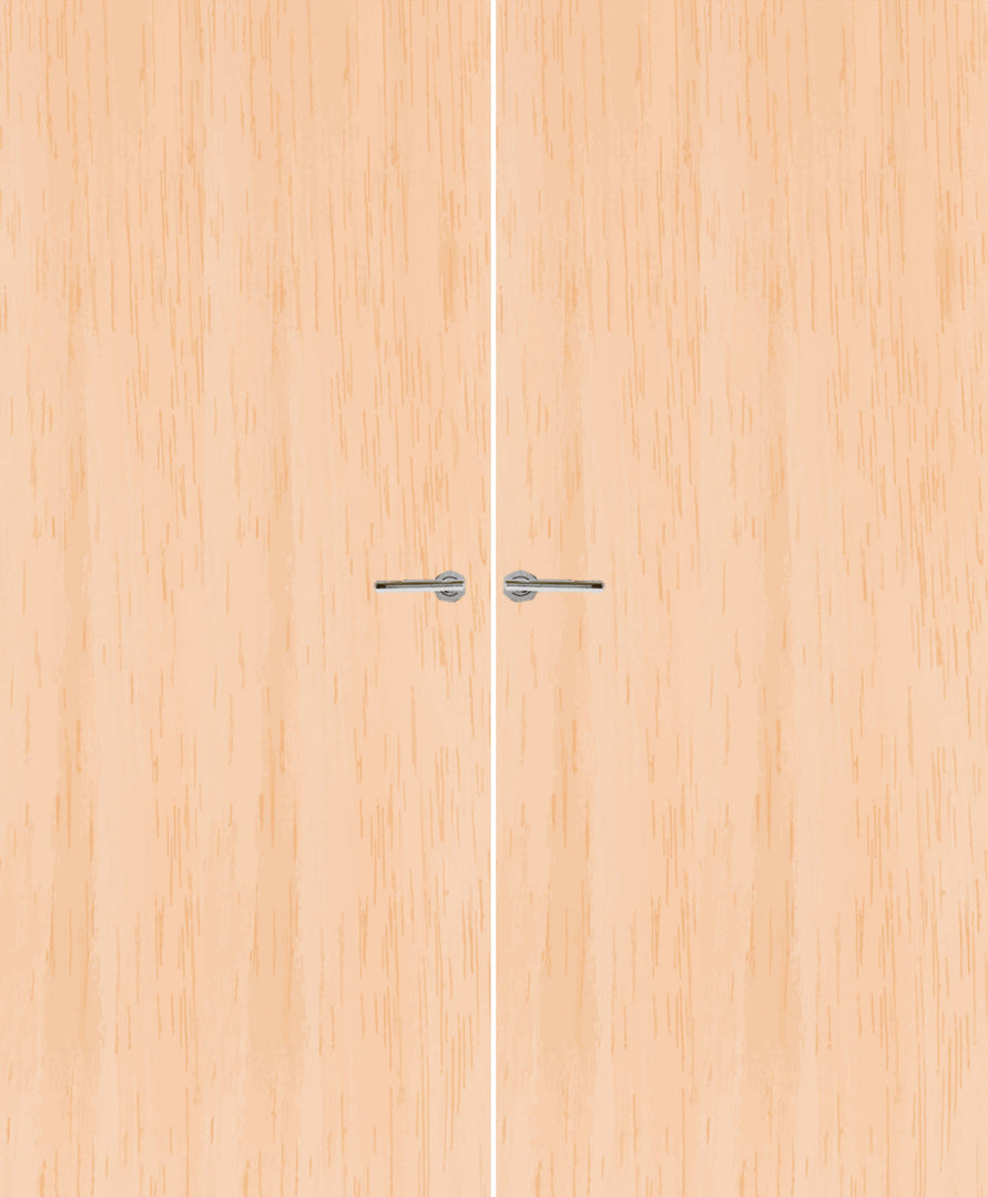 Maple Veneer Non Glazed Pair FD30 Internal Fire Door