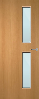 Load image into Gallery viewer, Beech Veneer 16G Glazed FD60 Internal Fire Door
