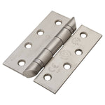 Load image into Gallery viewer, Ball Bearing Anti Ligature Tip Fire Door Hinge Satin Stainless Steel Pair
