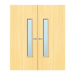 Load image into Gallery viewer, Koto Veneer 18G Glazed Pair FD60 Internal Fire Door
