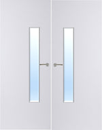 Load image into Gallery viewer, Paint Grade Premium 18G Glazed Pair FD30 Internal Fire Door
