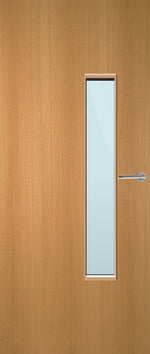 Load image into Gallery viewer, Beech Veneer 18G Glazed FD30 Internal Fire Door
