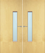 Load image into Gallery viewer, Ash Veneer 18G Glazed Pair FD30 Internal Fire Door
