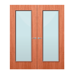 Load image into Gallery viewer, Cherry Veneer 19G Glazed Pair FD60 Internal Fire Door
