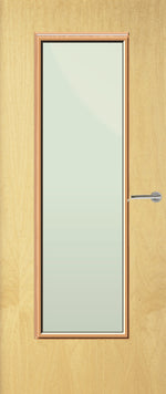 Load image into Gallery viewer, Ash Veneer 19G Glazed FD30 Internal Fire Door
