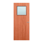 Load image into Gallery viewer, Cherry Veneer 1G Glazed FD30 Internal Fire Door
