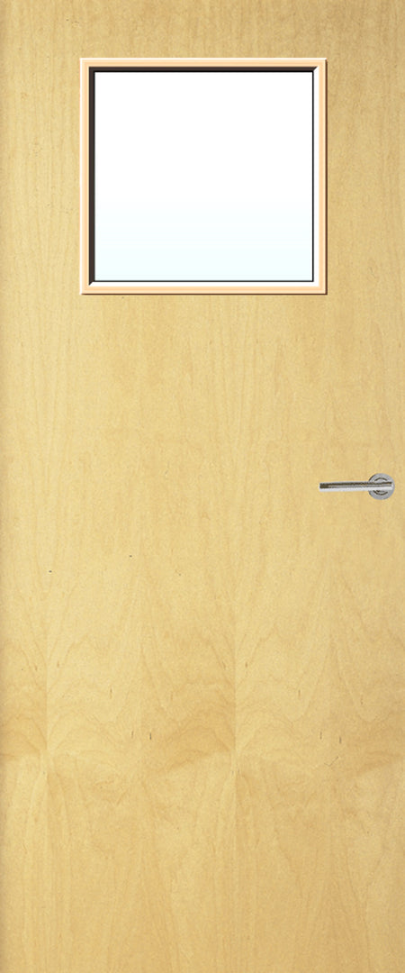 Ash Veneer 1G Glazed FD30 Internal Fire Door