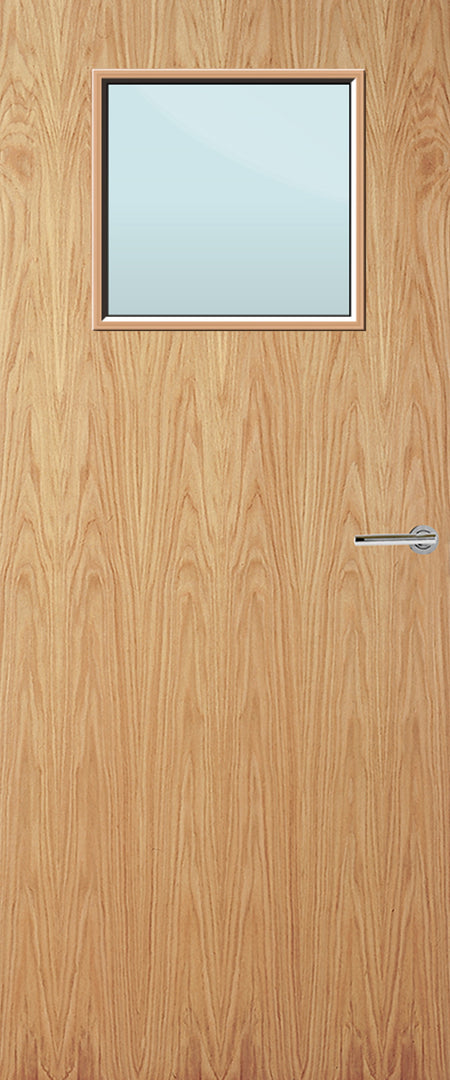 Oak Veneer 1G Glazed FD30 Internal Fire Door