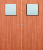 Load image into Gallery viewer, Cherry Veneer 1G Glazed Pair FD30 Internal Fire Door
