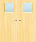 Load image into Gallery viewer, Koto Veneer 1G Glazed Pair FD30 Internal Fire Door
