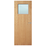 Load image into Gallery viewer, Oak Veneer 1G Glazed FD60 Internal Fire Door
