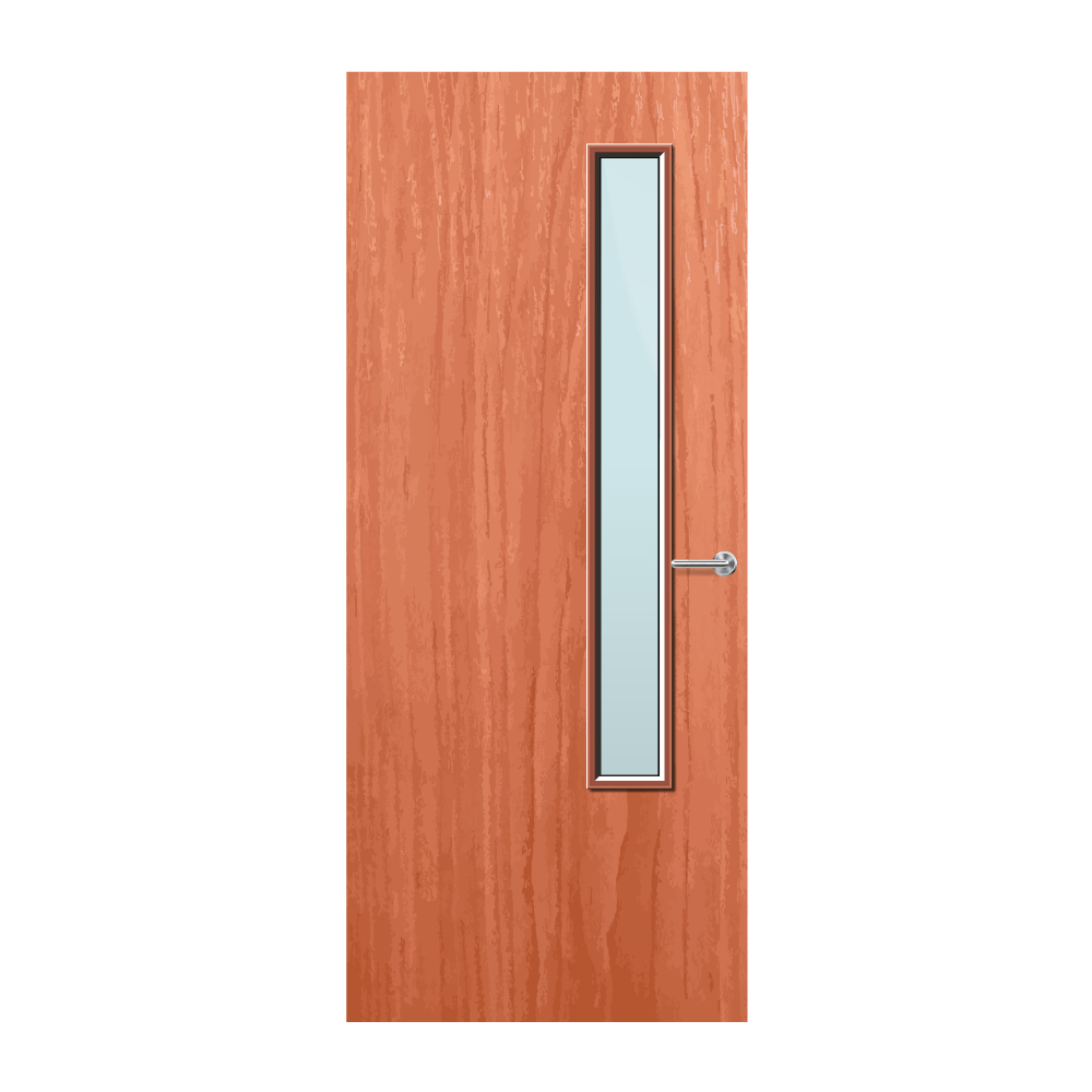 Cherry Veneer 20G Glazed FD30 Internal Fire Door