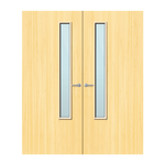 Load image into Gallery viewer, Koto Veneer 20G Glazed Pair FD60 Internal Fire Door

