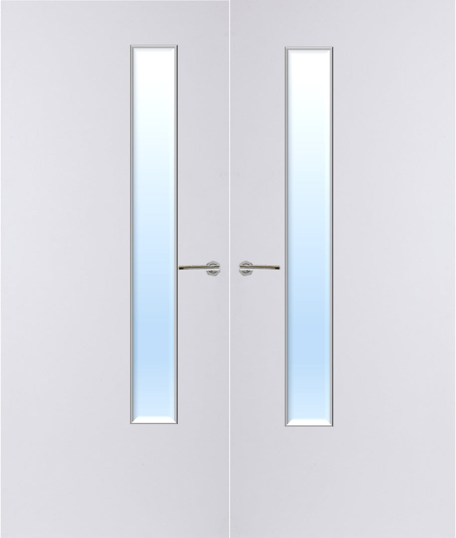 Paint Grade Premium 20G Glazed Pair FD30 Internal  Fire Door