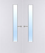 Load image into Gallery viewer, Paint Grade Premium 20G Glazed Pair FD30 Internal  Fire Door
