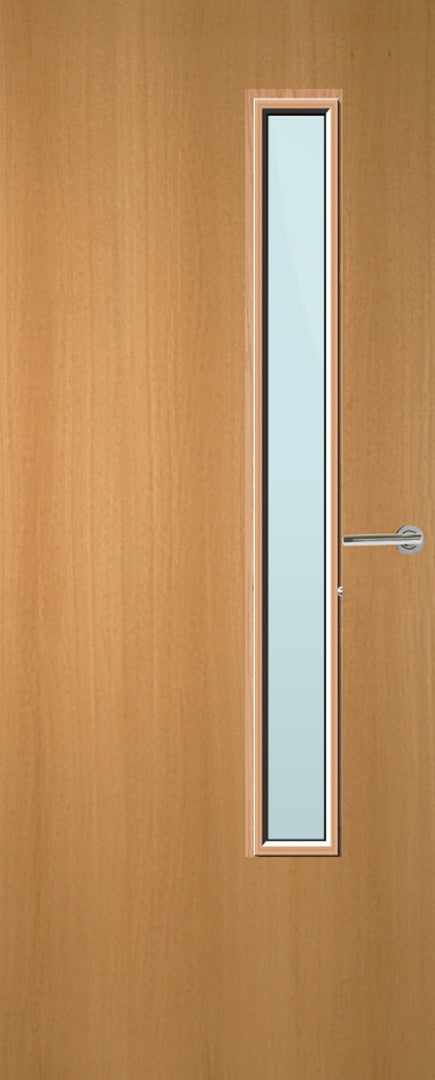 Beech Veneer 20G Glazed FD30 Internal Fire Door