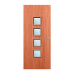 Load image into Gallery viewer, Cherry Veneer 22G Glazed FD60 Internal Fire Door
