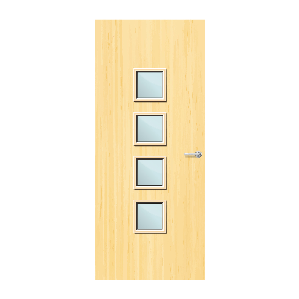 Koto Veneer 22G Glazed FD60 Internal Fire Door
