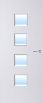 Load image into Gallery viewer, Paint Grade Premium 22G Glazed FD30 Internal Fire Door
