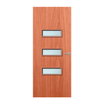 Load image into Gallery viewer, Cherry Veneer 24G Glazed FD60 Internal Fire Door
