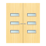 Load image into Gallery viewer, Koto Veneer 24G Glazed Pair FD60 Internal Fire Door
