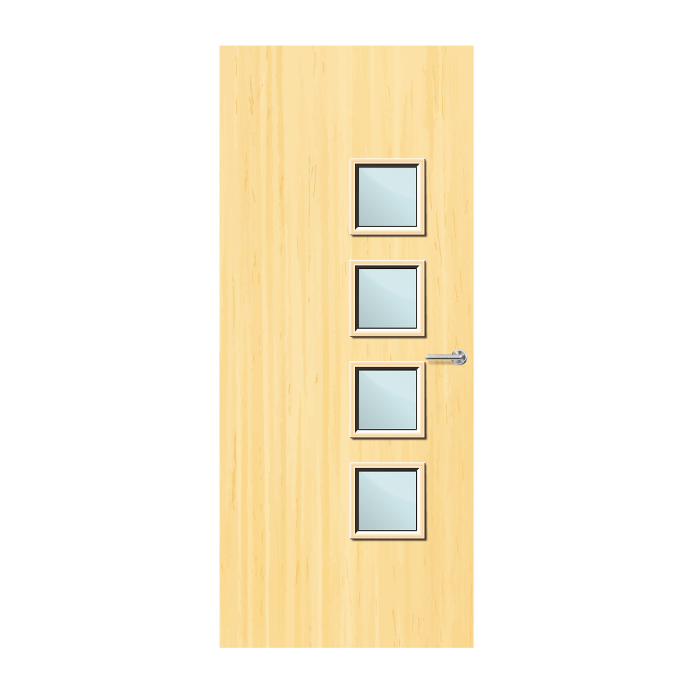 Koto Veneer 26G Glazed FD60 Internal Fire Door