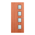 Load image into Gallery viewer, Cherry Veneer 27G Glazed FD60 Internal Fire Door
