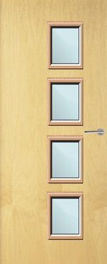 Load image into Gallery viewer, Ash Veneer 27G Glazed FD30 Internal Fire Door
